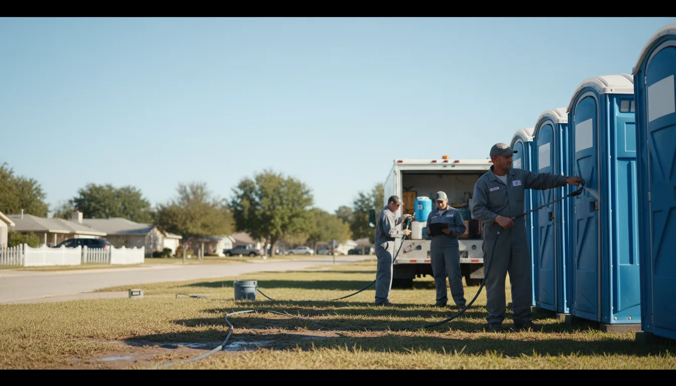 Long-Term Portable Toilet Rental in Des Arc, AR near me